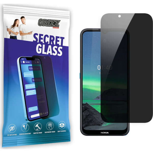  GrizzGlass Szkło prywatyzujące GrizzGlass SecretGlass Nokia 1.4