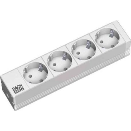 Bachmann 333.0122 10 coll Hálózati szekrény elosztó Alumínium