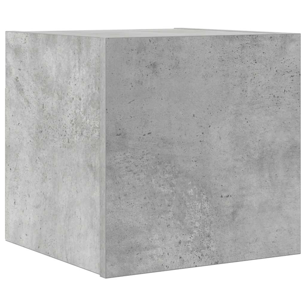betonszürke falra szerelhető TV-szekrény 30,5 x 30 x 30 cm (804493)