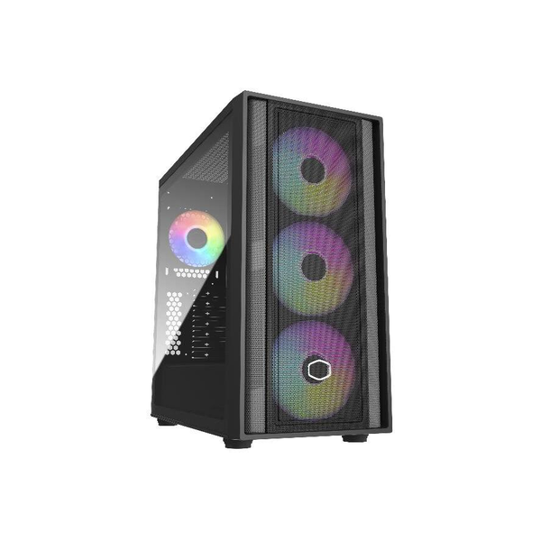 Cooler Master MasterBox 600 - TG/EATX/back-connect Zwart