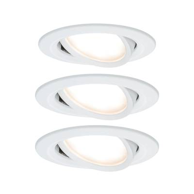 Beépíthető lámpa 3 részes készlet LED LED 19.5 W Paulmann 93449 Nova Fehér (matt) (93449)