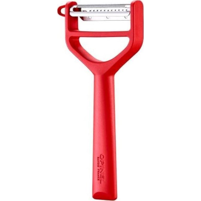 Opinel T-Duo Zöldséghámozó Polimer Piros (002429)