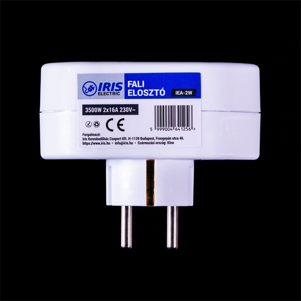 IRIS Electric IEA-2W fali elosztó két aljzattal 2X16A (IEA-2W)