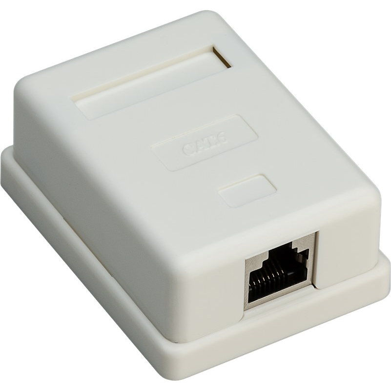 Goobay 77634 RJ45 CAT6 Fali csatlakozó doboz (77634)