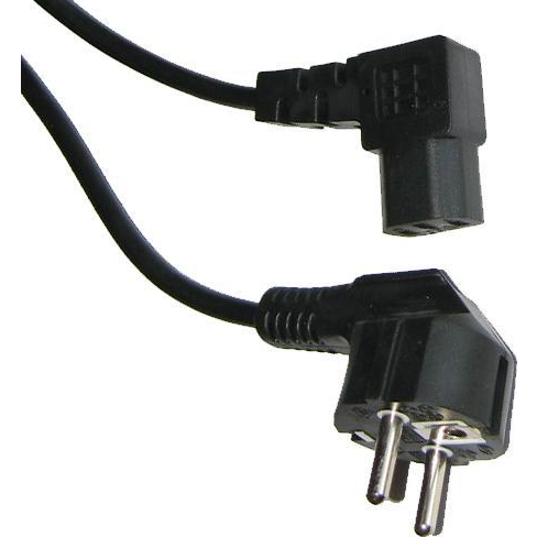 Kabel zasilający Kabel zasilający sieciowy do komputera kątowy 3m