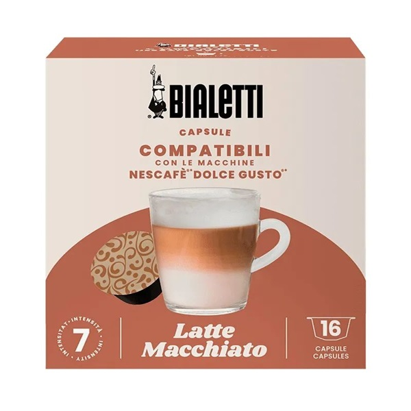 Kapsle pro Dolce Gusto Bialetti Dolce Gusto Latte Macchiato 16 ks