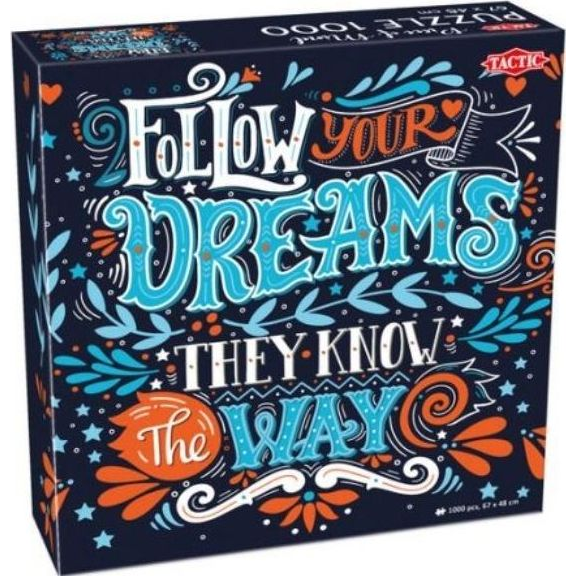 Tactic Follow Your Dreams 1000 pcs Puslespil 1000 stk Kunst