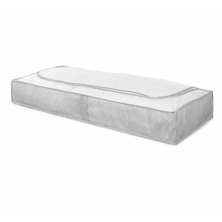 Compactor Boston Alacsony szövet tárolódoboz, 107×46×16 cm, szürke (3370910110364)