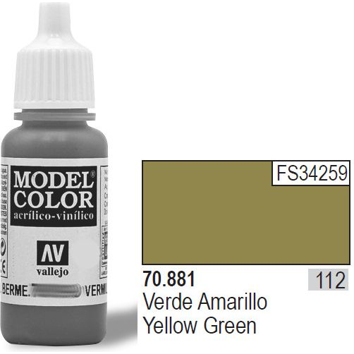 Vallejo Model Color Green Yellow Akrilfesték 70881 (70881)