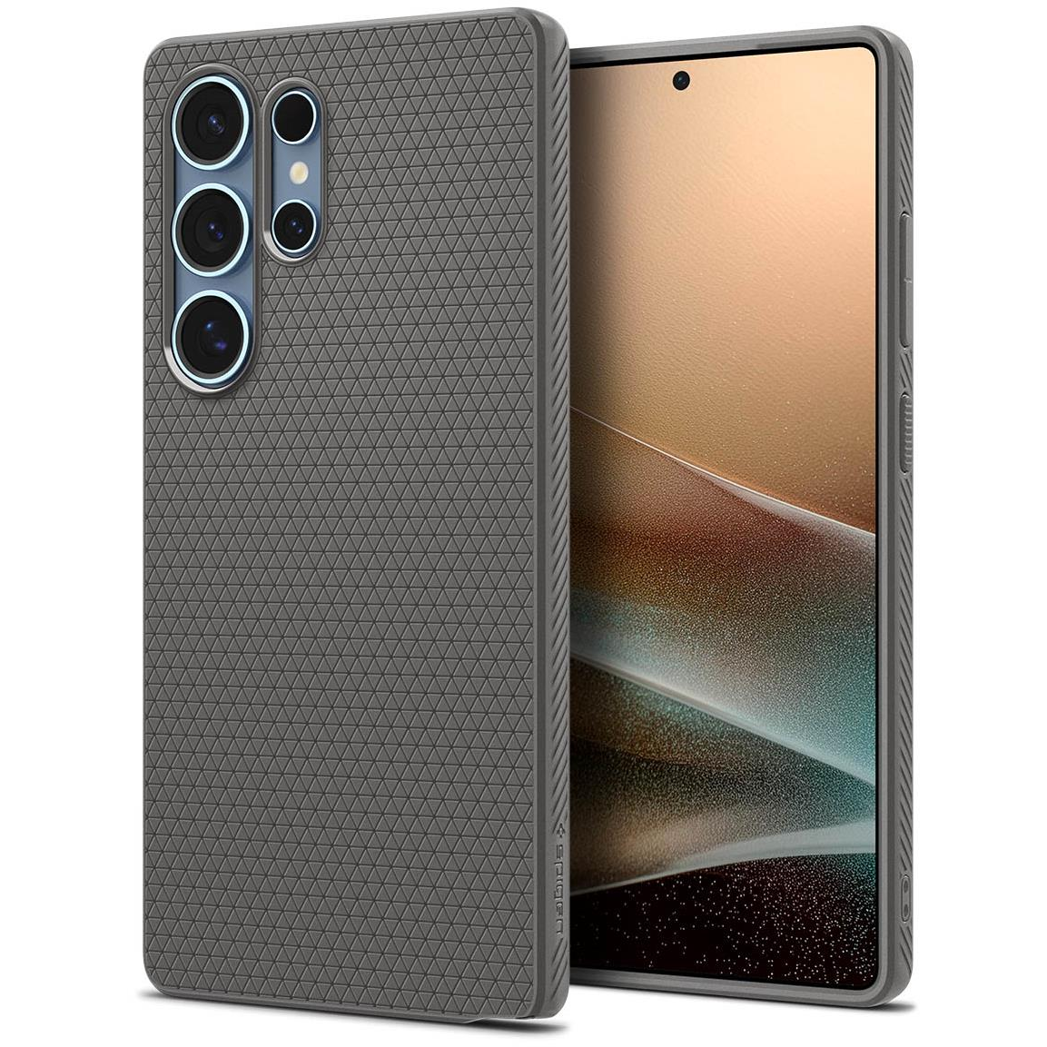 Spigen Liquid Air Marble Gray Samsung Galaxy S 2025 Ultra tok (ACS08954)