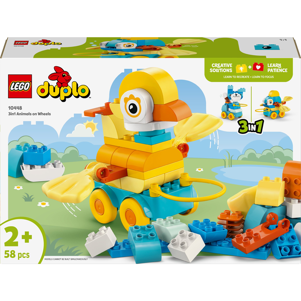 LEGO DUPLO ANIMALS ON WHEELS 3 IN 1 10448