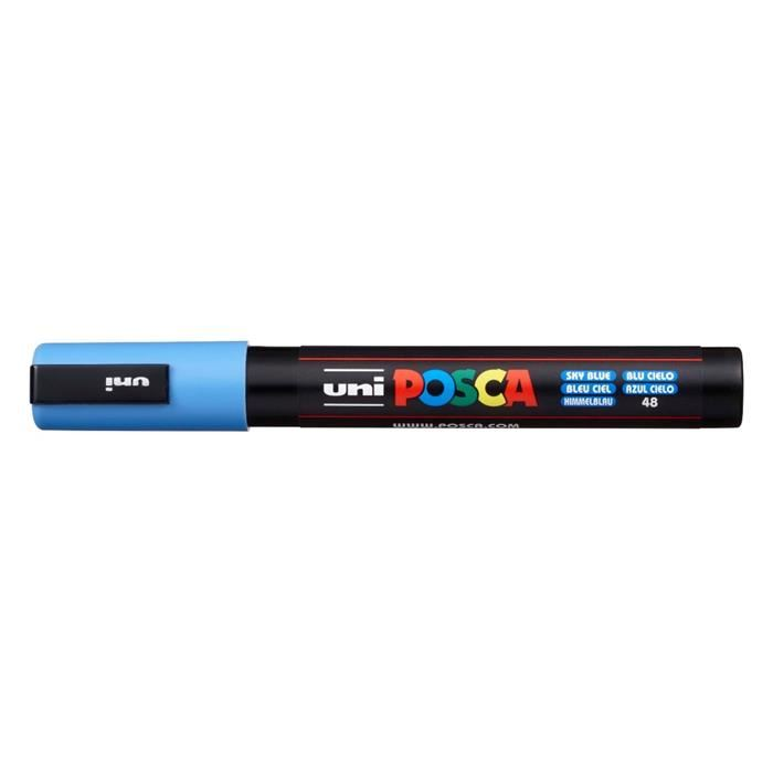 Dekoratívny značkovač Uni Posca PC-5M modrý (2UPC5MEGSZINKEK)