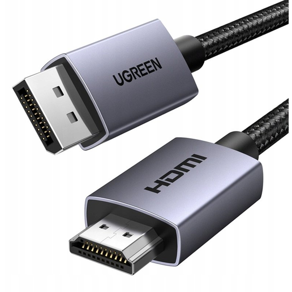 UGREEN DP123 DisplayPort-HDMI kábel, 4K 30Hz, 2 m