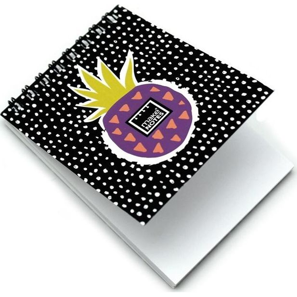  Make Notes Sweet pineapple Kołonotes A7/64K czarny gładki