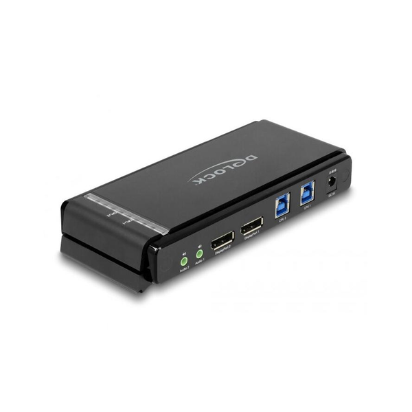 DELOCK DisplayPort 1.4 KVM Switch 8K 60 Hz mit USB 5 Gbps
