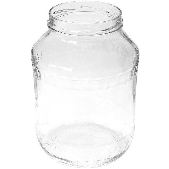 JAR 2650ML 2PCS WITHOUT LID 100MM