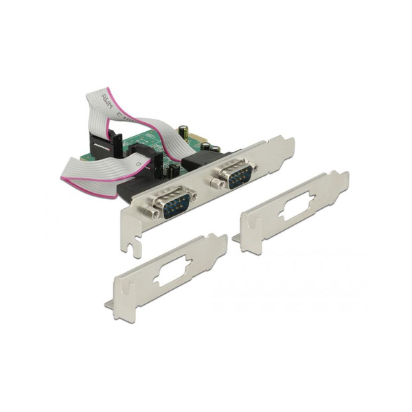 DELOCK PCI Express Card > 2x Seriell RS-232 HigSpeed 921K