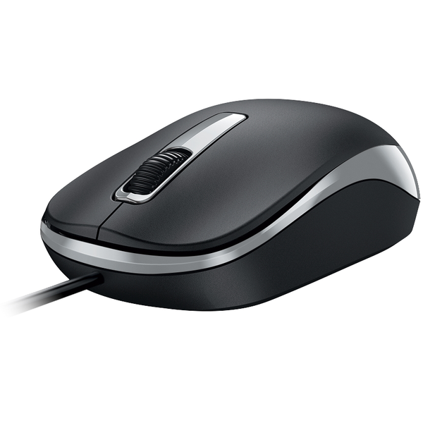 Genius DX-125 USB-C кабелна мишка 1200 DPI - черно-сива