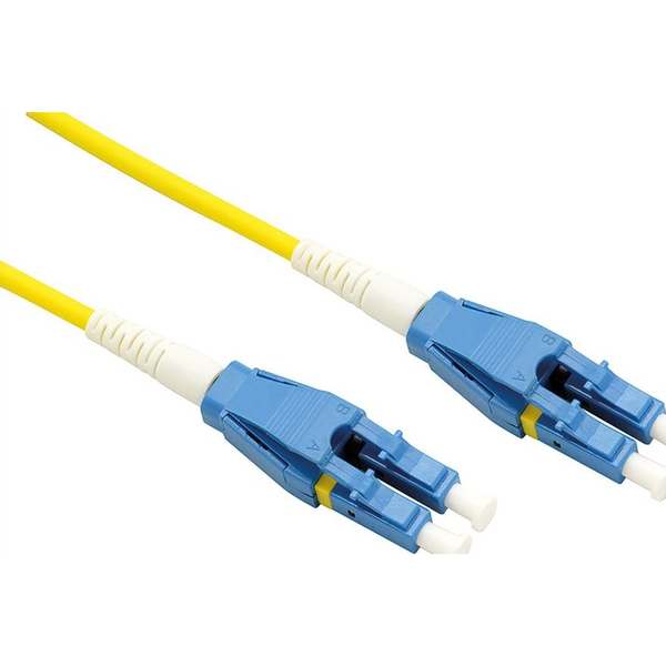 ROLINE LWL-Kabel Duplex, Single Mode 9/125m OS2, LC/LC, gelb, 5 m