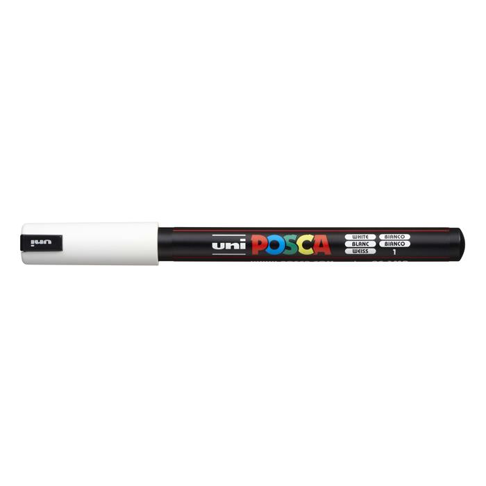 Uni Posca PC-1MR 0.7mm Dekormarker - Fehér (2UPC1MRFEH)