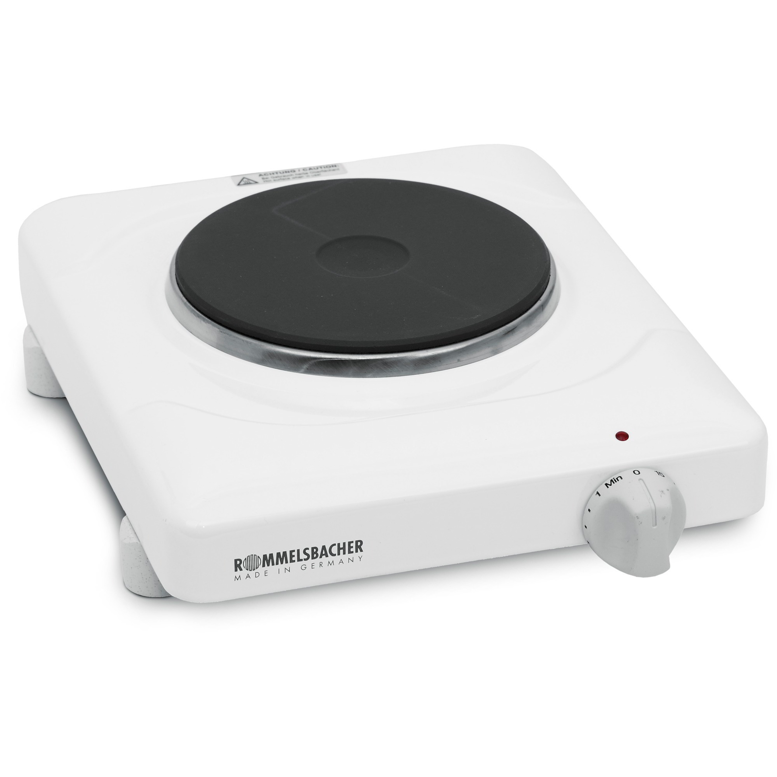 Rommelsbacher THS 815 Hordozható 1 zónás Elektromos főzőlap 1000W - Fehér (THS 815)