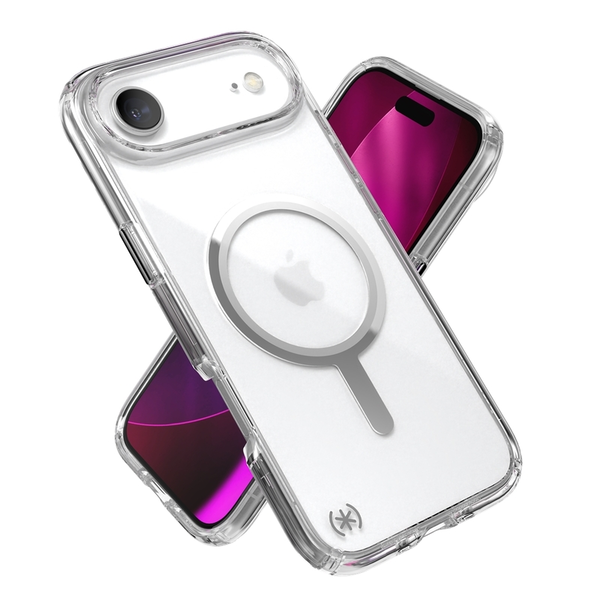 Speck 150963-3240 custodia per cellulare 16,5 cm (6.5") Cover Trasparente, Argento