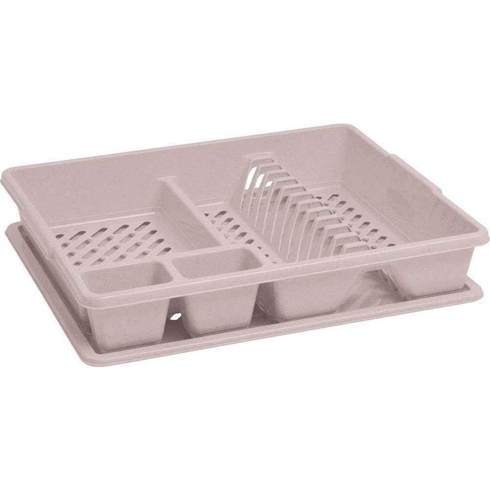 Curver BIG Edényszárító cseppfogó tálcával - szavanna (176040)