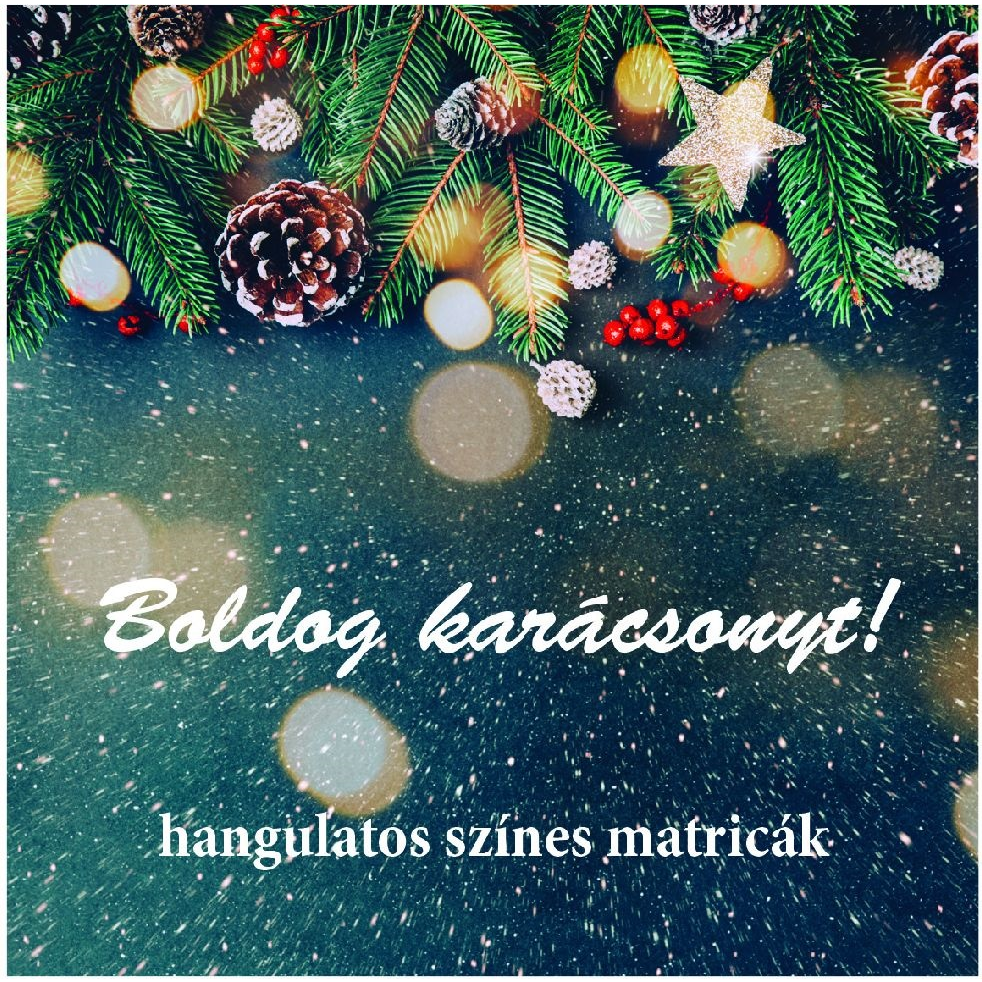 Pátria PD karácsonyi matricaszett (16 db) (P0019-1870)