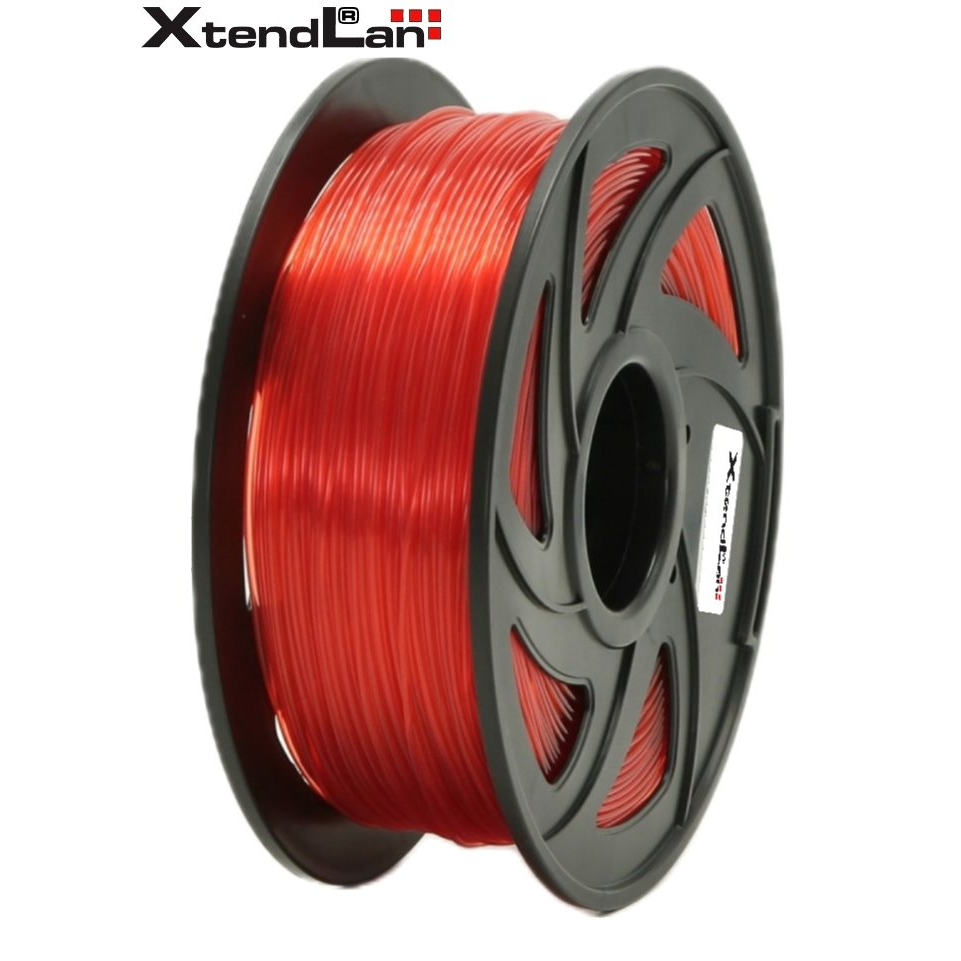 XtendLAN Filament PLA 1.75mm 1 kg - Átlátszó narancssárga (3DF-PLA1.75-TOR 1KG)