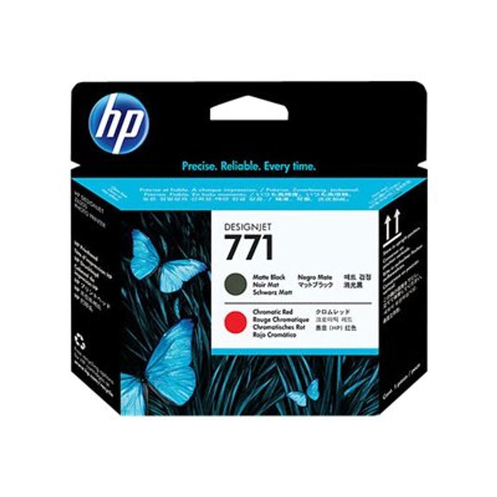 HP 771 - matte black, chromatic red - printhead (CE017A)