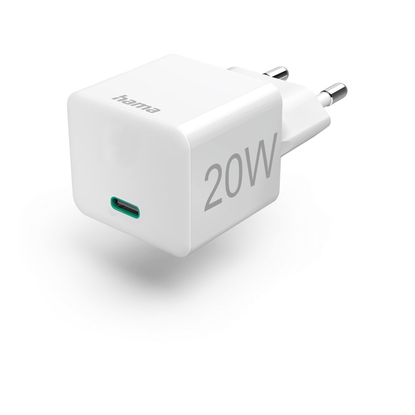 Hama 00125128 Caricabatterie per dispositivi mobili Smartphone, Tablet Bianco AC Ricarica rapida Interno