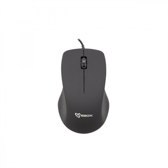 SBOX M-958B Vezetékes USB Optikai Egér - Fekete (W028189)