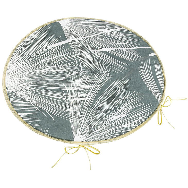 BELLATEX Adéla Seat cushion 79/234 round smooth d.40 cm fluff (12574)