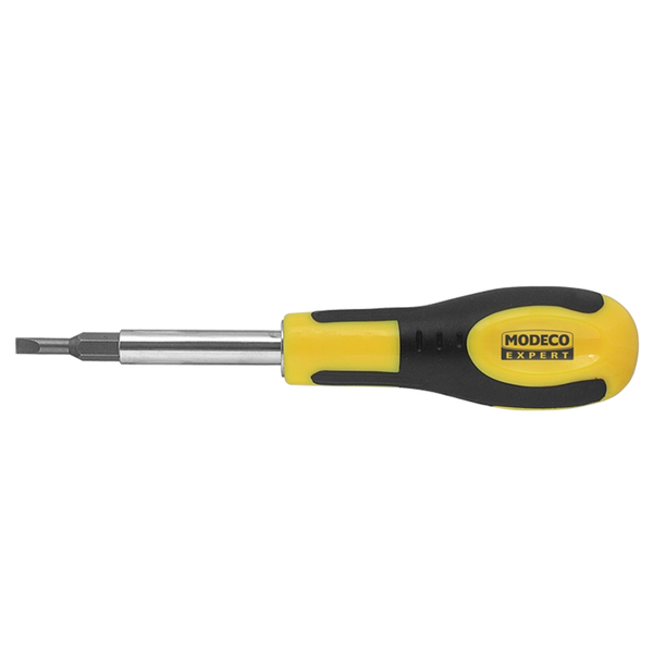  Modeco Wkrętak z wymiennymi grotami PH HEX PłaskieFRIENDLY GRIP - MN-10-105