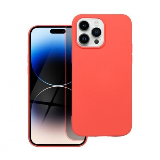 12 hónap Forcell Szilikon LITE Apple iPhone 14 Pro Max hátlap tok rózsaszín (67647) (FO67647)