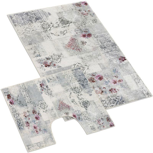 BELLATEX s. r. o. Bathroom set - 3D printing 60×100+60×50 850/062 ornament