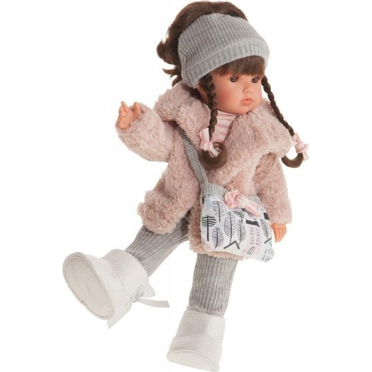 Antonio Juan Bella élethű baba puha télikabátban, 45 cm-es (AJ28120)