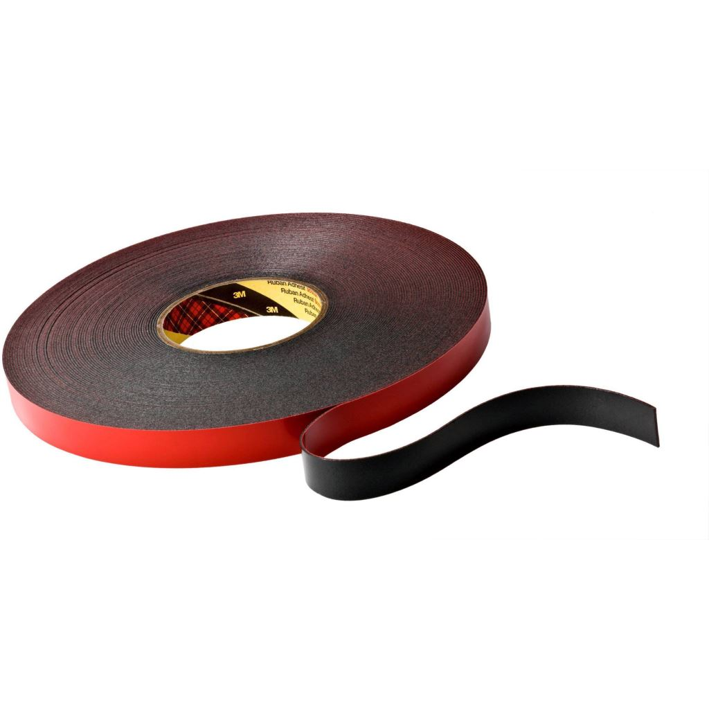 3M VHB 5925F/1233 ragasztószalag, fekete, 33 m x 12 mm (5925F/1233)