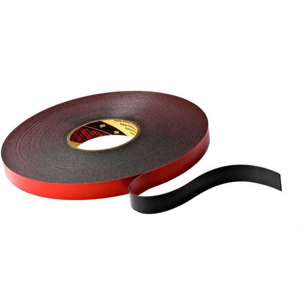 3M VHB 5925F/1233 ragasztószalag, fekete, 33 m x 12 mm