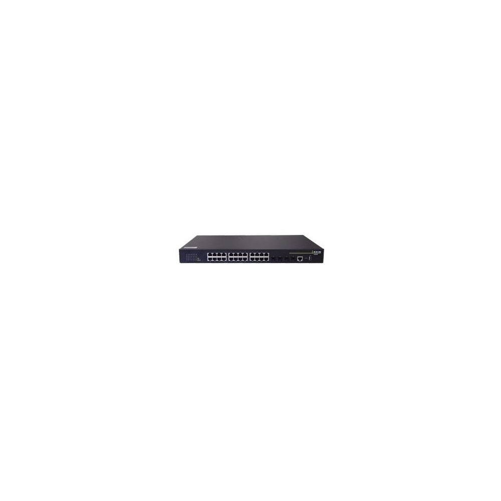 DCN Switch L2 POE 24x 10/100/1000Base-T with PoE+(370W) RJ45 + 4x 1/10GBase-X SFP+ (S4600-28X-SI) (S4600-28X-P-SI)