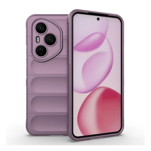 Szilikon telefonvédő (ütésállóság, kameravédő, 3D) LILA Honor 400 Pro "Gigapack csomagolás" (GP-170353)