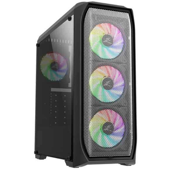 Zalman N5 MF táp nélküli ablakos ház fekete (N5 MF)