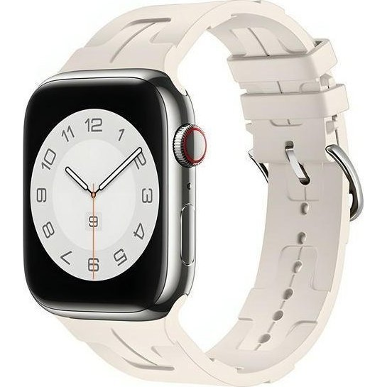 Beline Silicone Ultra Apple Watch Szíj 38/40/41mm Bézs