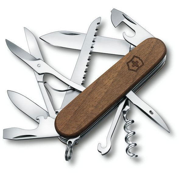 Victorinox Huntsman Wood 91 mm, diófa (7611160060631)