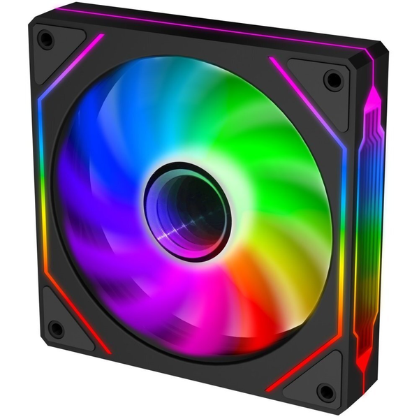 Ventilátor Evolveo 120 x 120 mm 120UX-S-ARGB-BK