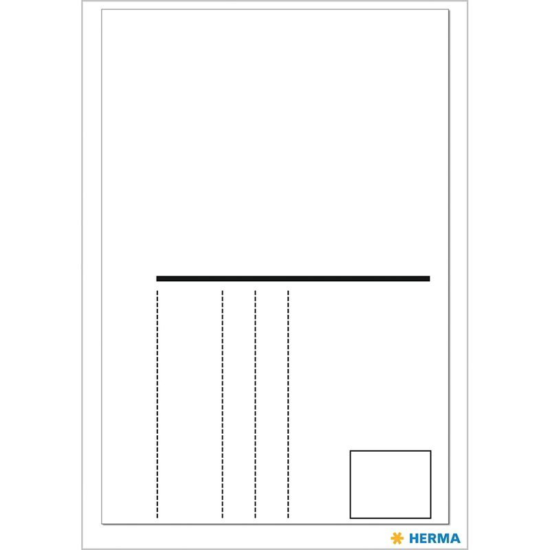Herma 95 x 145 mm Képeslap-címke (10 címke / csomag) (HE-7758)
