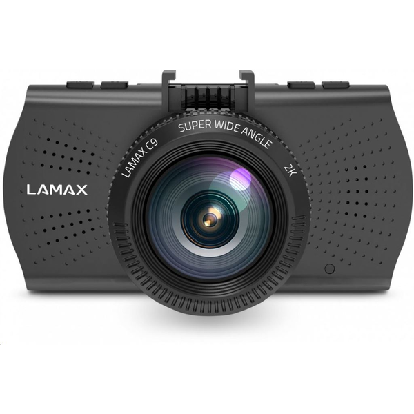 LAMAX C9 Dashcam камера за кола, 2K резолюция видеозапис, 2.7" LCD дисплей, 150° зрителен ъгъл, GPS базирано traffipax прогнозиране, нощен режим