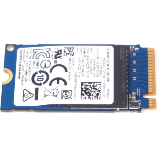 Lenovo TOSHIBA BG4 512GB M.2 PCIe, 01FR902