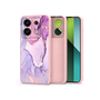 Tech-Protect Icon Xiaomi Redmi Note 13 Pro 5G/Poco X6 5G - Rózsaszín/Márvány