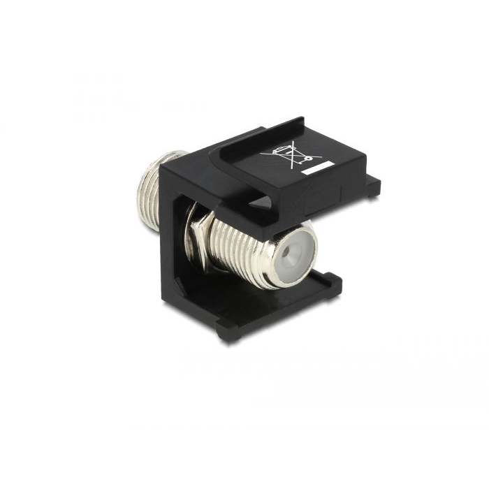 Delock Keystone modul F anya > F anya fekete (86350) (delock86350)